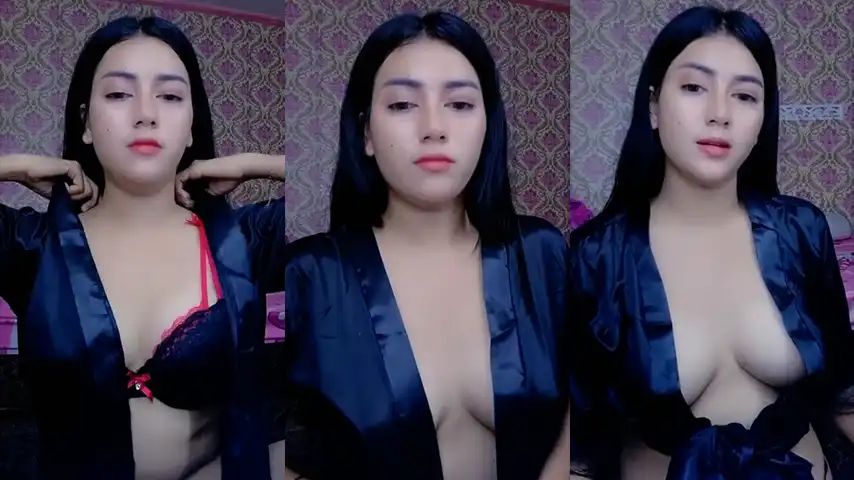 Rosalinda Baju Tidur Item Tanpa Bra